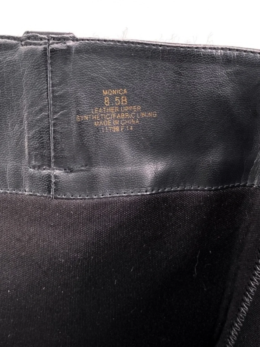 RALPH LAUREN Monica Tall Black Leather Knee-High Riding Boots Luxury size 8.5